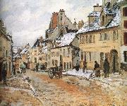 Camille Pissarro Pang map of snow Schwarz oil painting artist